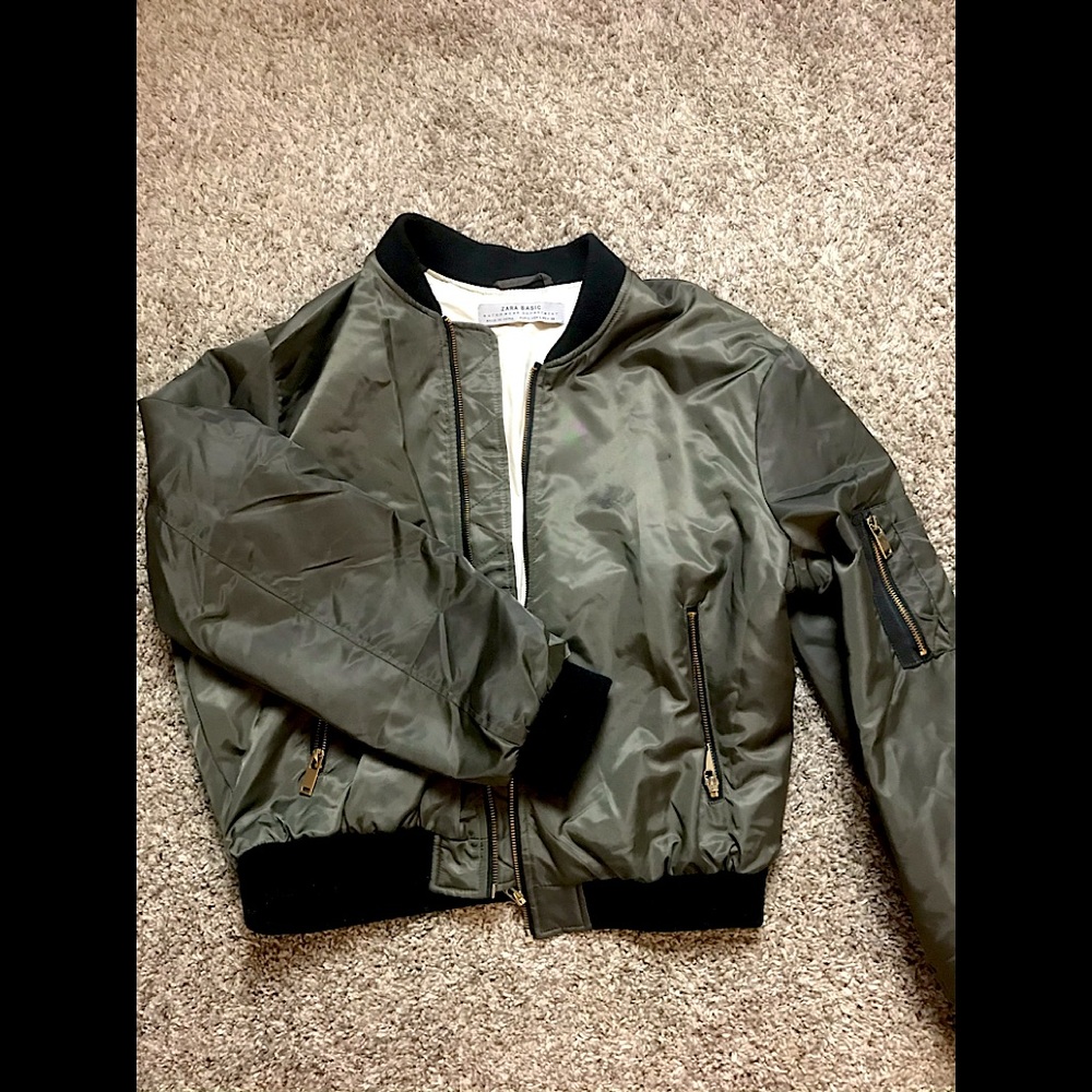 Zara khaki jacket